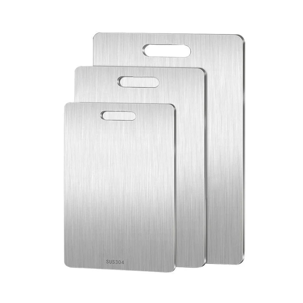 VitaHome™ ChefMaster Dual-Sided 316 Stainless Steel Chopping Board