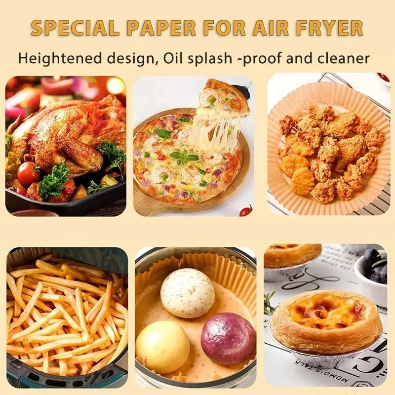 VitaBake™ Non-Stick Air Fryer Paper Liners