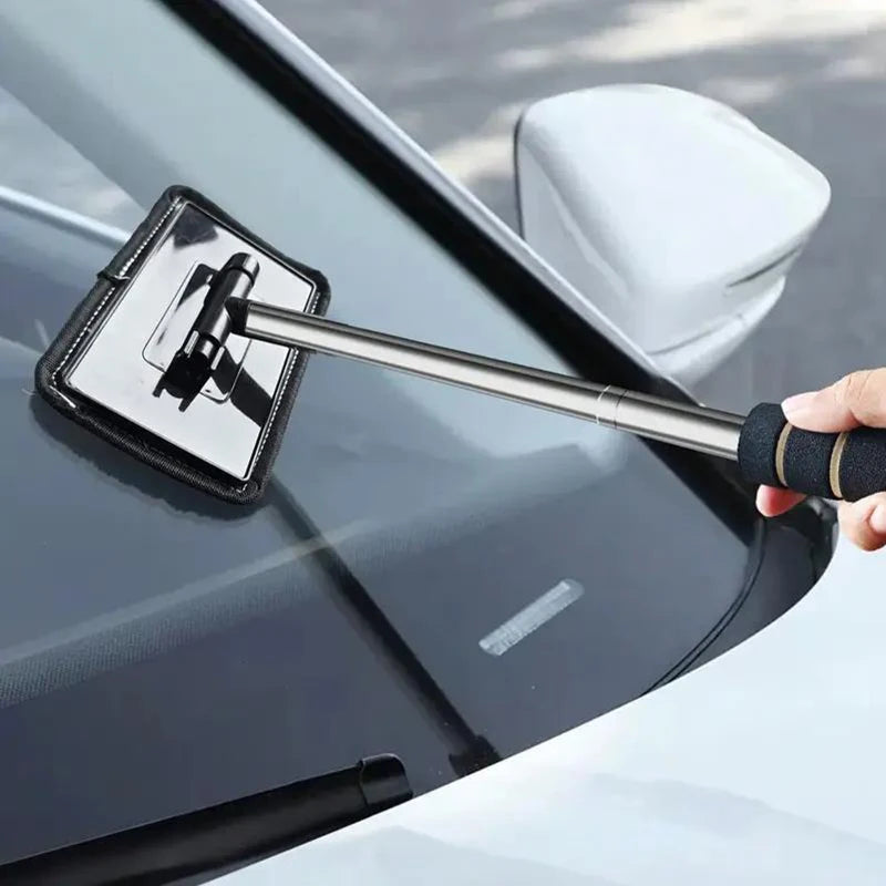 Automobile Windshield Water Scraping Telescopic Automobile Glass Wiper Auto Cleaning Tools Window Cleaning Brush Cleaning Cloth – Ansicht 2