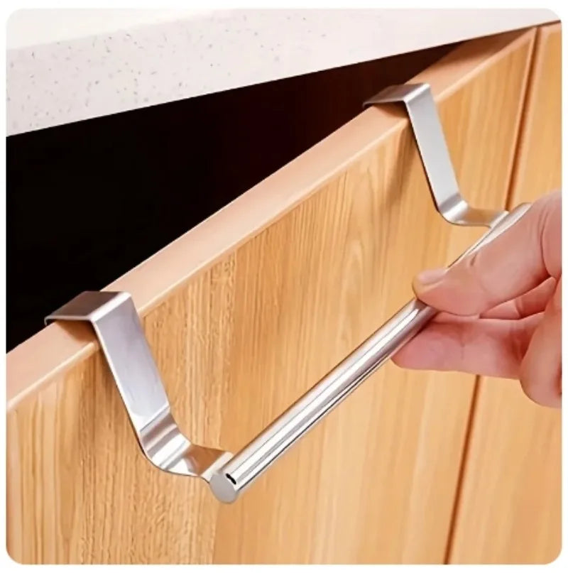 VitaHome™ DrapePro Stainless Steel Over-the-Door Towel Rack
