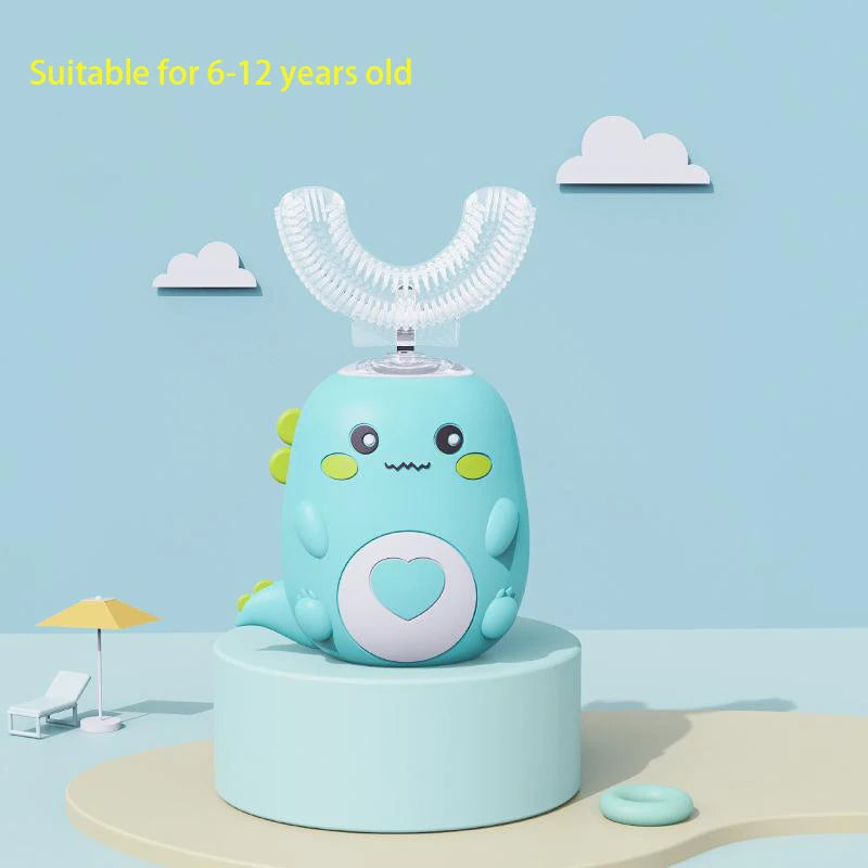 BALASHOV Kids U-Shaped Electric Silicone Sonic Toothbrush