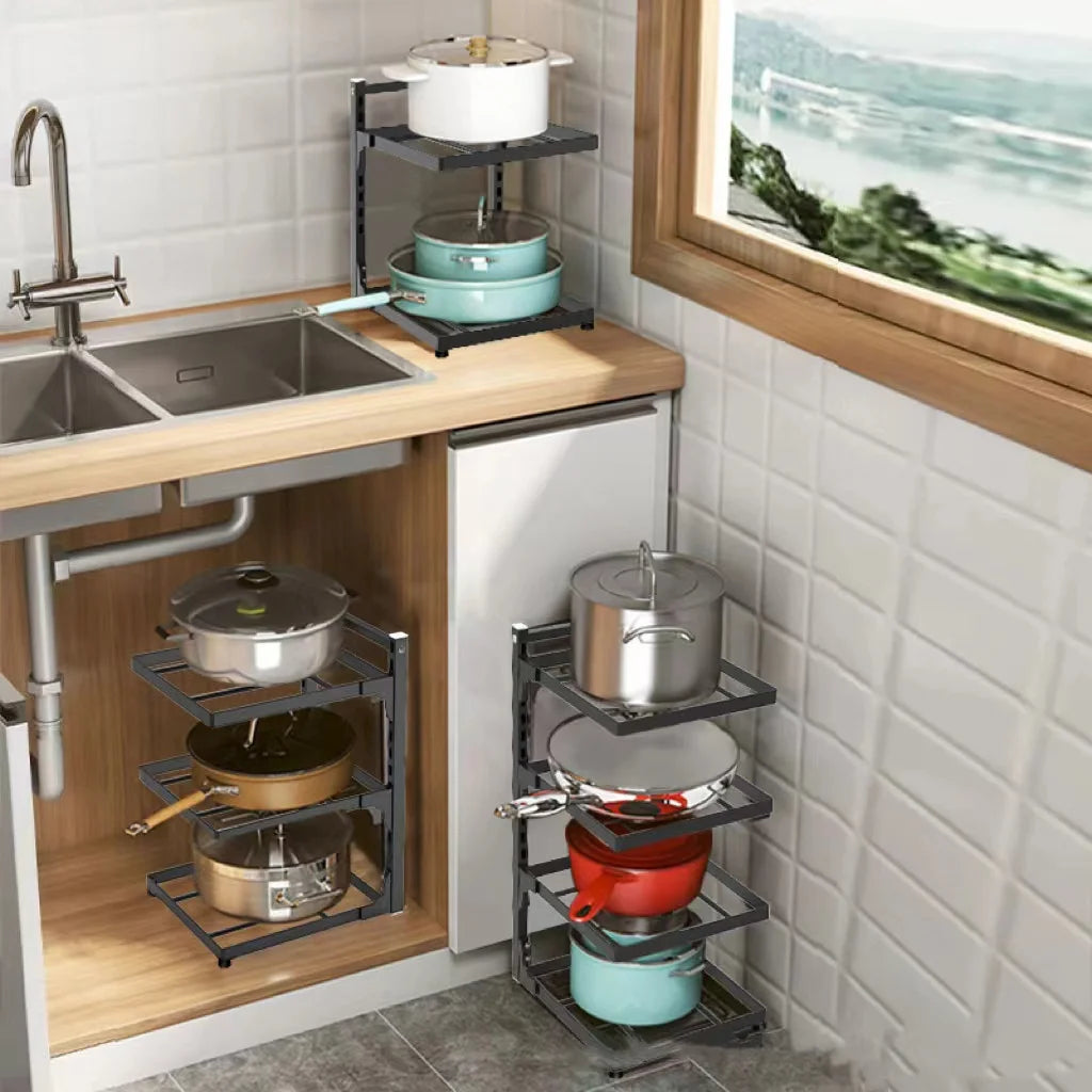 Vital™ MultiFlex Adjustable Kitchen & Pot Storage Rack