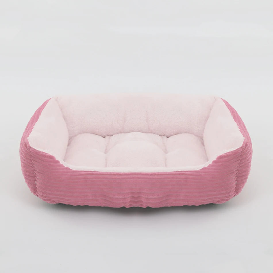 Hundebett aus Plüsch eckig – Ansicht 9