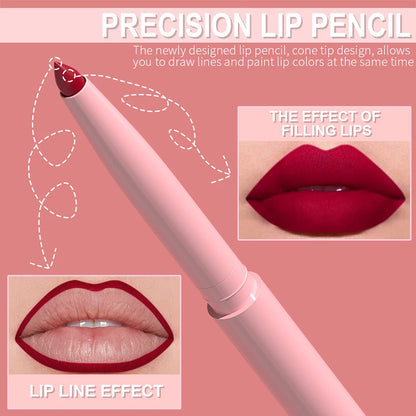 Vital™ Lipliner wasserdicht matt 6er-Set – Ansicht 2