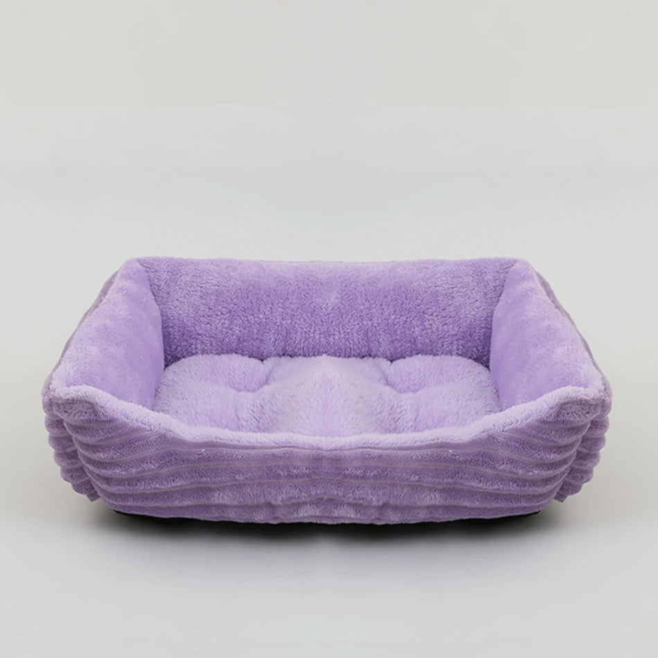 Hundebett aus Plüsch eckig – Ansicht 16