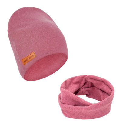 VitaHome™ CashmereKnit Baby Turban Hat & Scarf Set