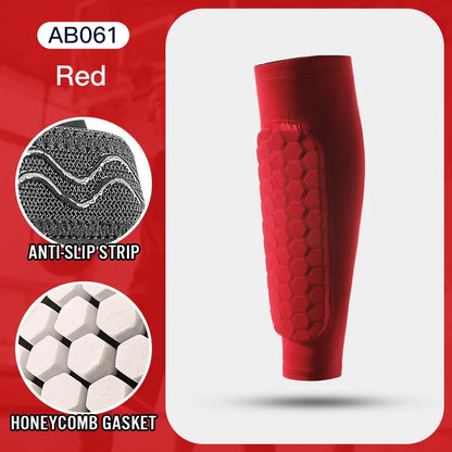 VitaCare™ StrikeGuard Pro Football Shin Guard Sleeves & Honeycomb Pads