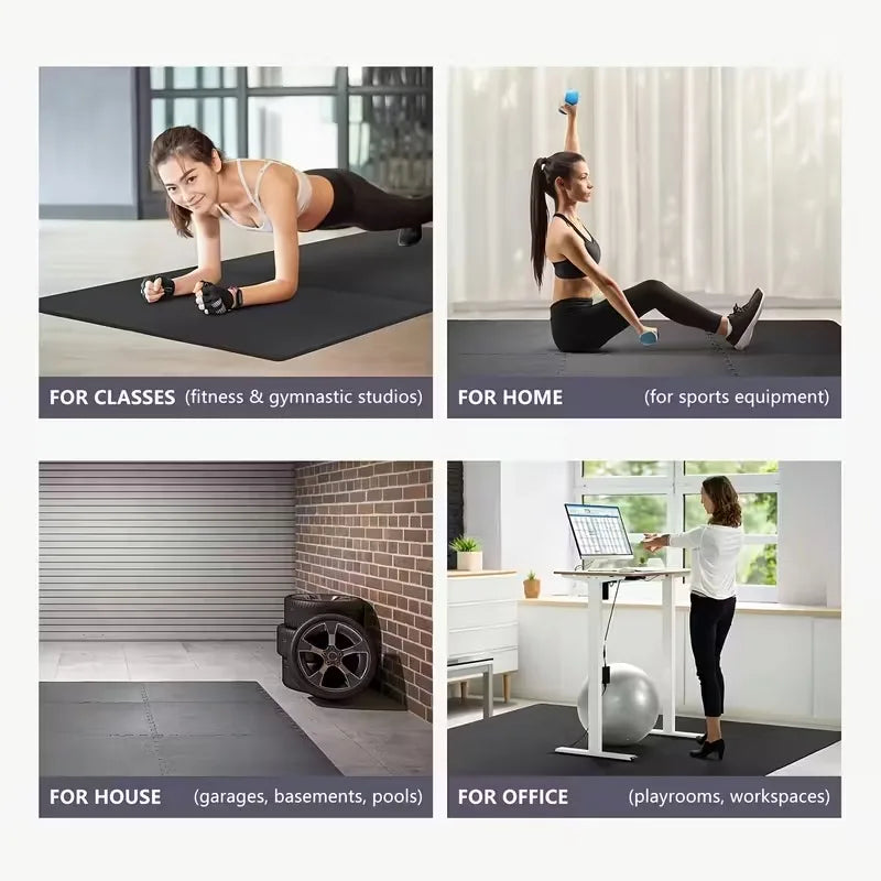 Bodenmatte für Fitness aus Steckfliesen 30 x 30 cm 16 Stück – Ansicht 6