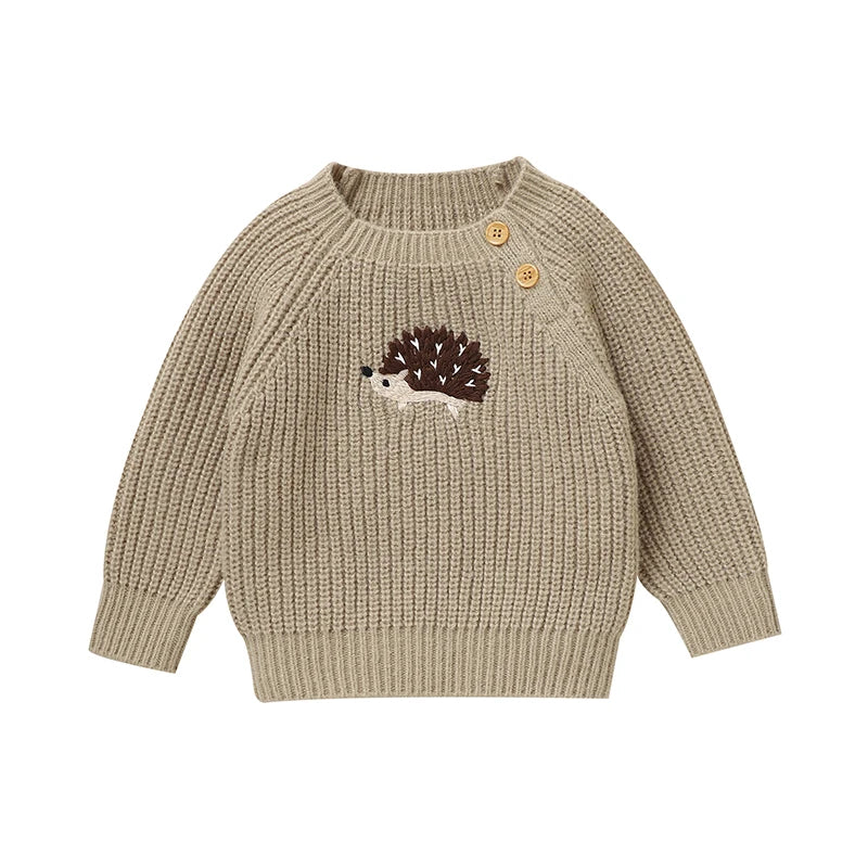 VitaHome™ LittleHedgehog Cozy Knit Baby Pullover