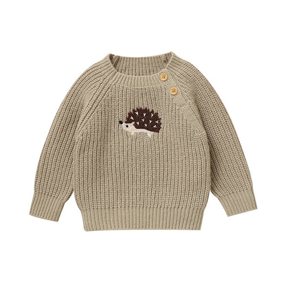 VitaHome™ LittleHedgehog Cozy Knit Baby Pullover
