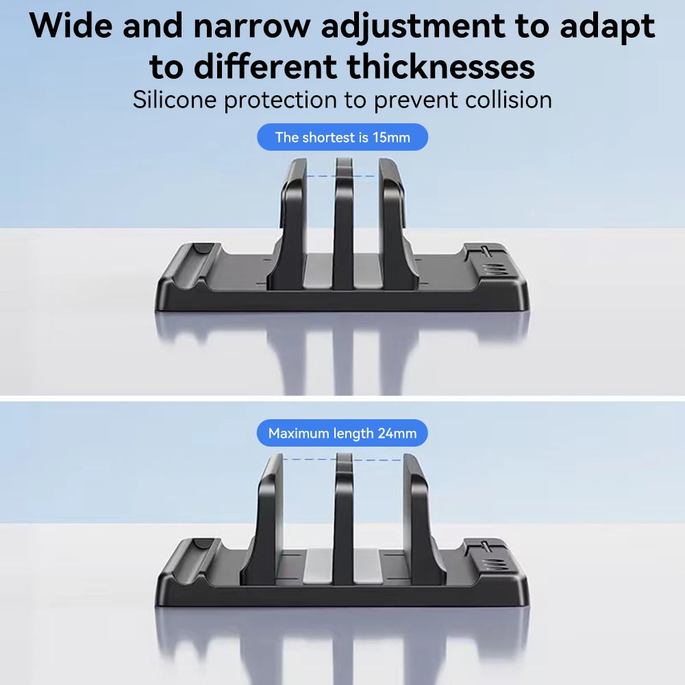 VitaHome™ DeskDock Adjustable Vertical Laptop & Tablet Stand