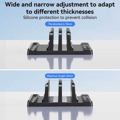 VitaHome™ DeskDock Adjustable Vertical Laptop & Tablet Stand