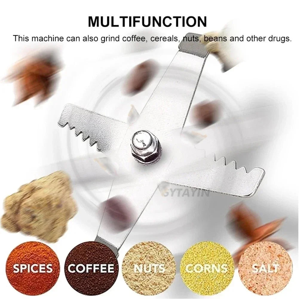 Kaffeemühle elektrisch für Bohnen, Nüsse und Gewürze – Ansicht 4