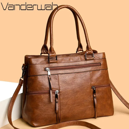 Handtasche aus Leder zum Umhängen