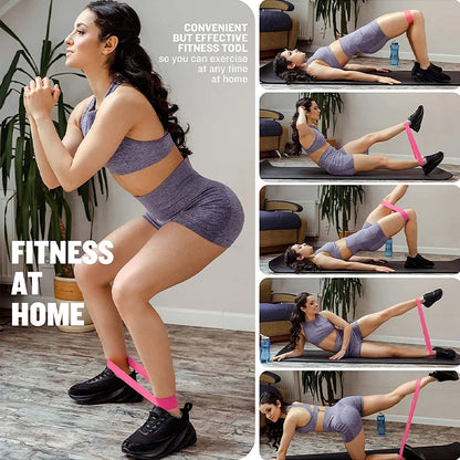 VitaLINGPENG 5-Piece Latex Loop Resistance Bands Set