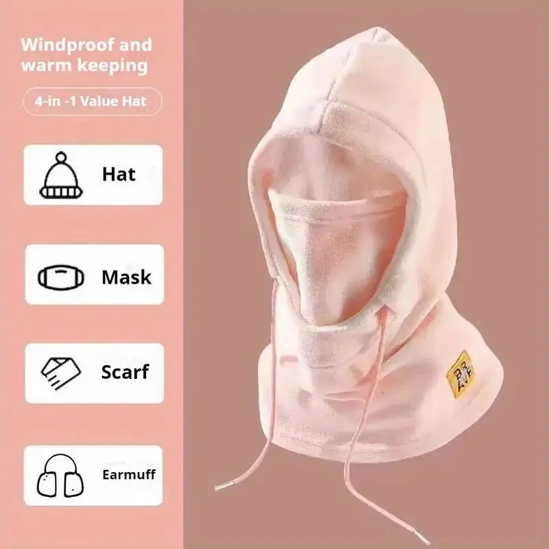 3-in-1 Winter Warm Balaclava Hat with Mask & Neck Warmer