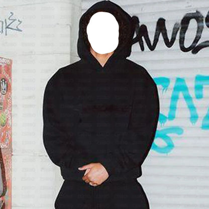 Vital™ StreetCore Oversized Letter-Embroidered Y2K Hoodie