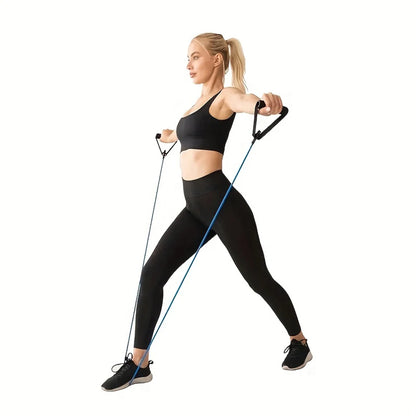 4-Level Resistance Bands with Handles for Home Workouts