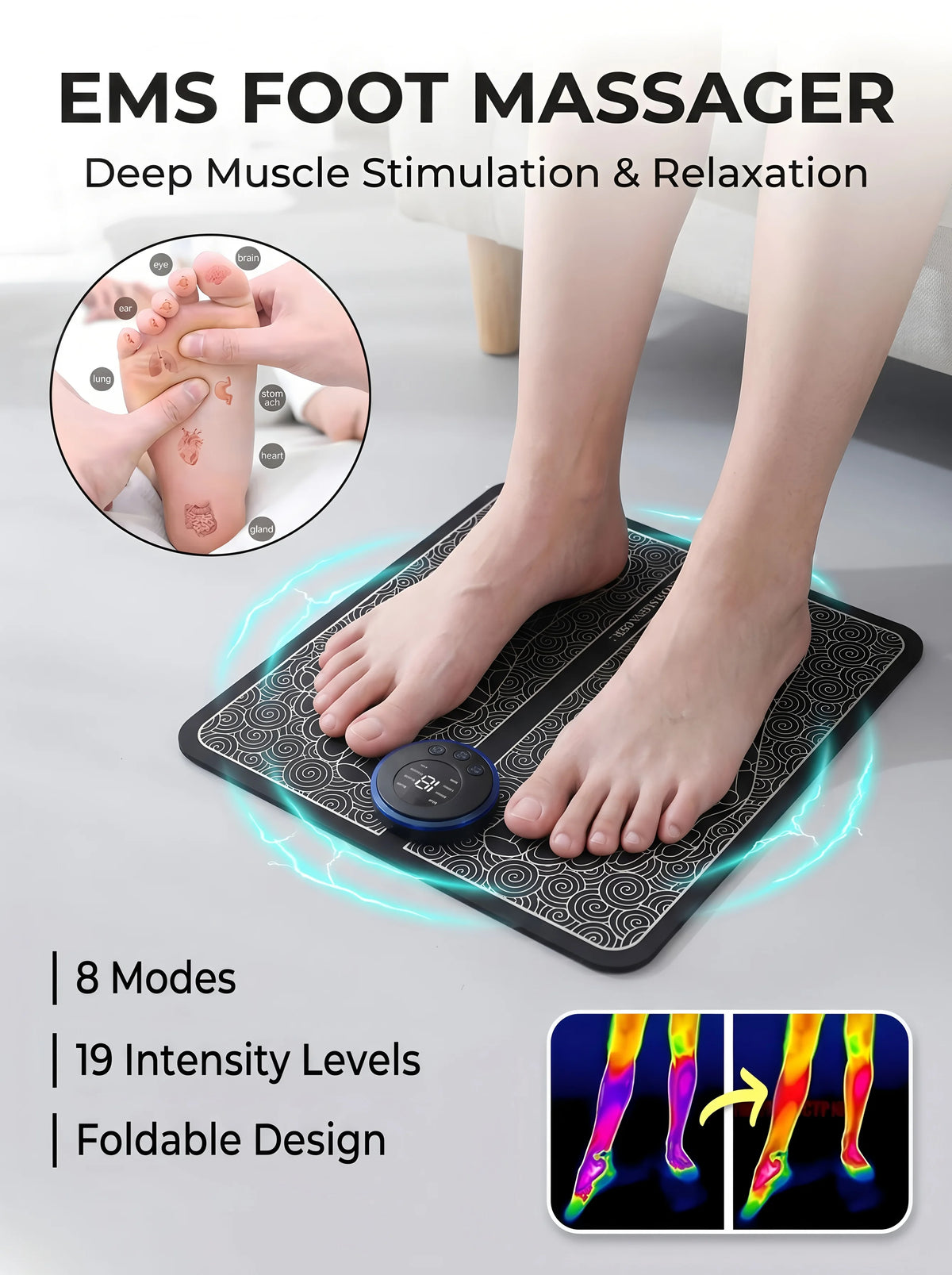Vital™ Fußmassagegerät elektrisch – Ansicht 3