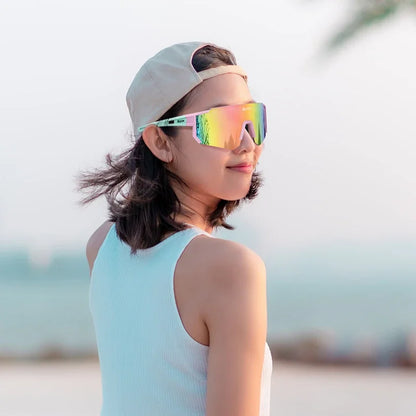 SCVCN New Outdoor Cycling Sunglasses Men Women MTB Driving Bike Glasses Sports Climbing Protective Glasses Bicycle UV400 Goggles – Ansicht 2
