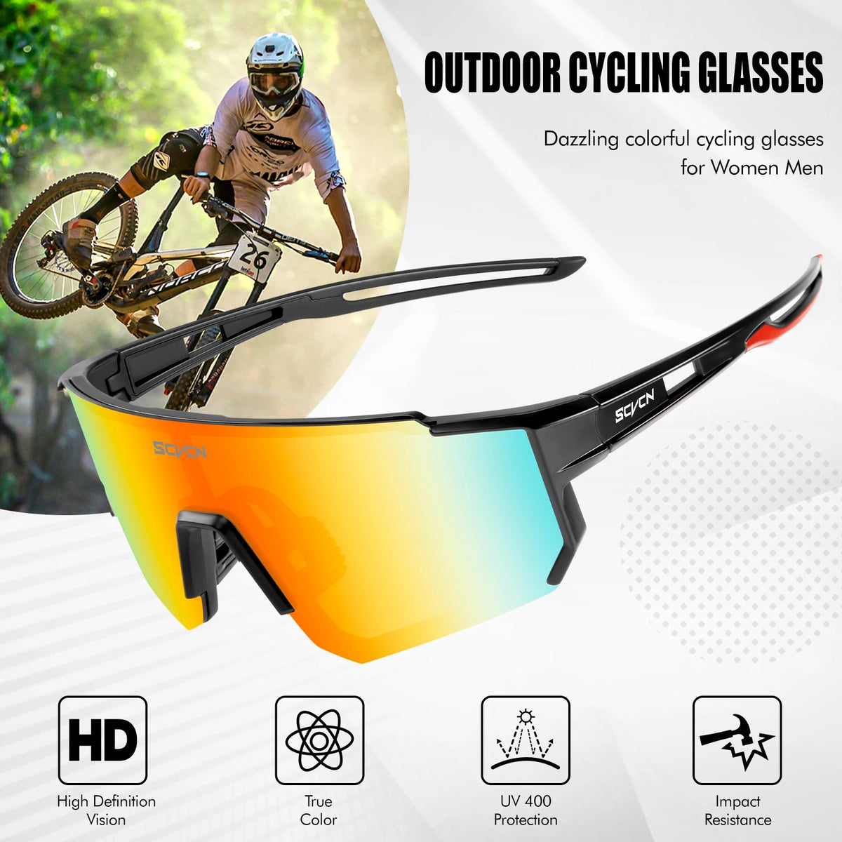 VitaCare™ VisionPro UV400 Sports & Cycling Sunglasses