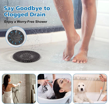 Vital™ DrainGuard Silicone Hair Catcher & Drain Cover