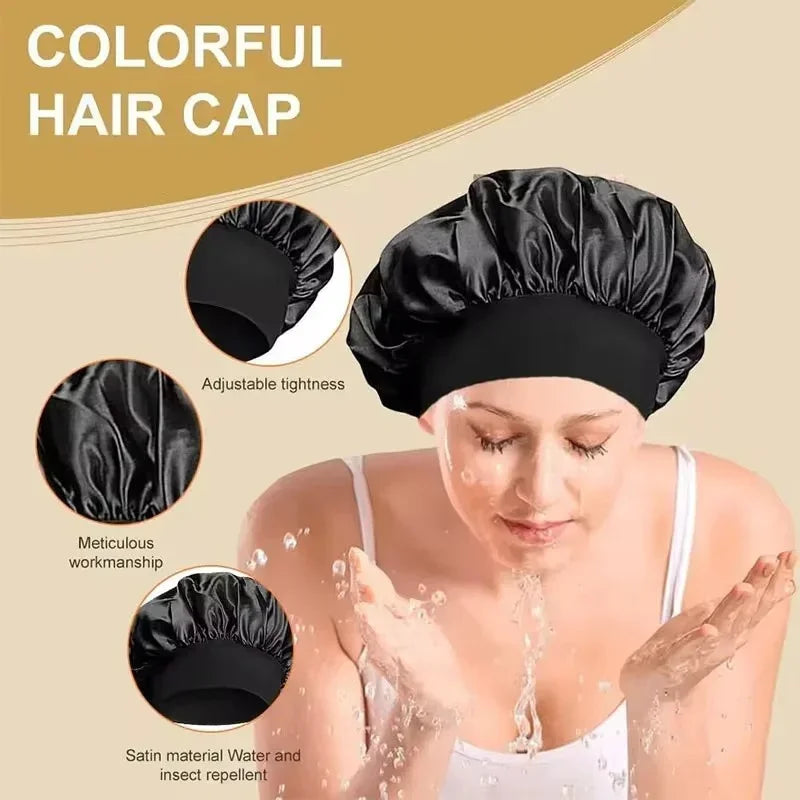 VitaCare™ SilkyGlide Satin-Lined Sleep & Shower Bonnet