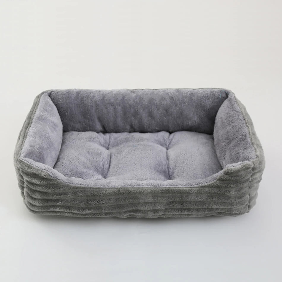 Hundebett aus Plüsch eckig – Ansicht 10