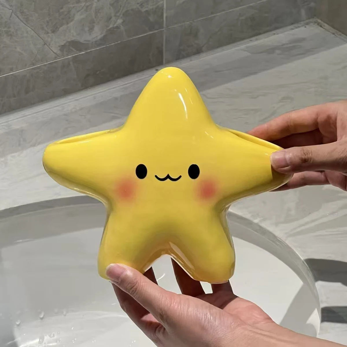 Vital™ StarSmile Cute Toothbrush Holder & Bathroom Organizer