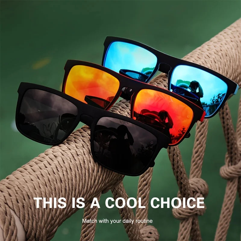 Vita Vintage Square Polarized Driving & Fishing Sunglasses
