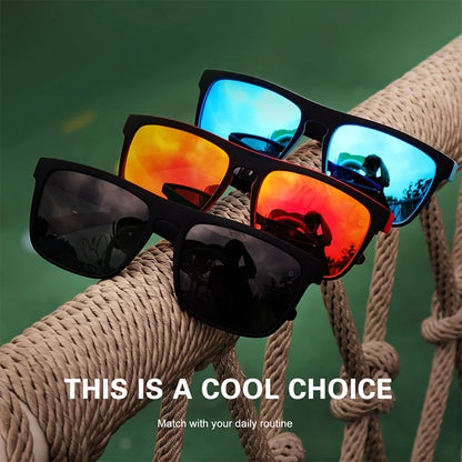 Vita Vintage Square Polarized Driving & Fishing Sunglasses
