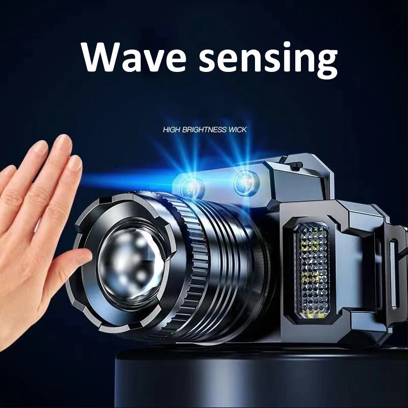 STARMAP LED Rechargeable Motion Sensor Outdoor Headlamp