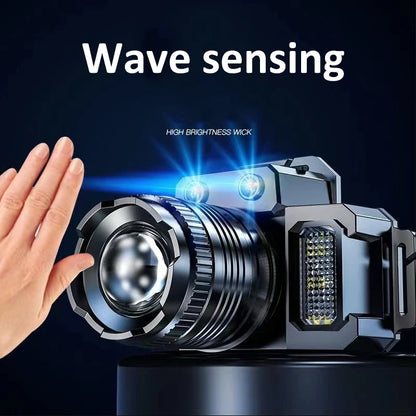 STARMAP LED Rechargeable Motion Sensor Outdoor Headlamp