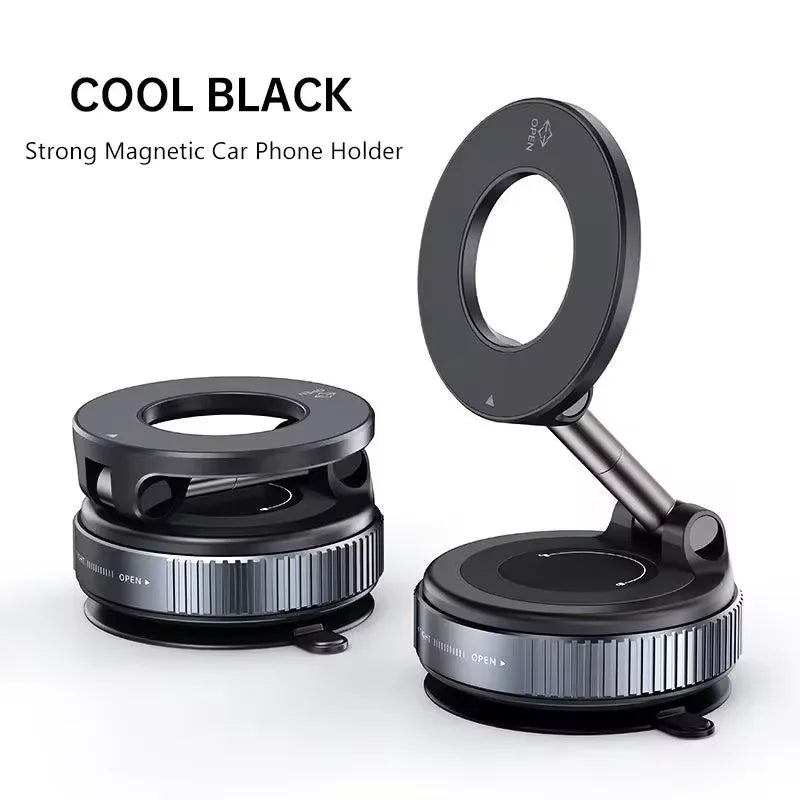 VIta Foldable Magnetic Vacuum Car Mount & Live Streaming Phone Holder
