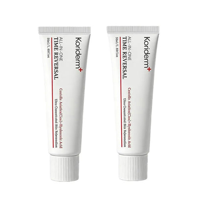 Koriderm All-In-One Time Reversal Cream - Cica+Hyaluronic Acid Deep Hydration Firming & Lifting Reduces Wrinkle Skin Moisturizer