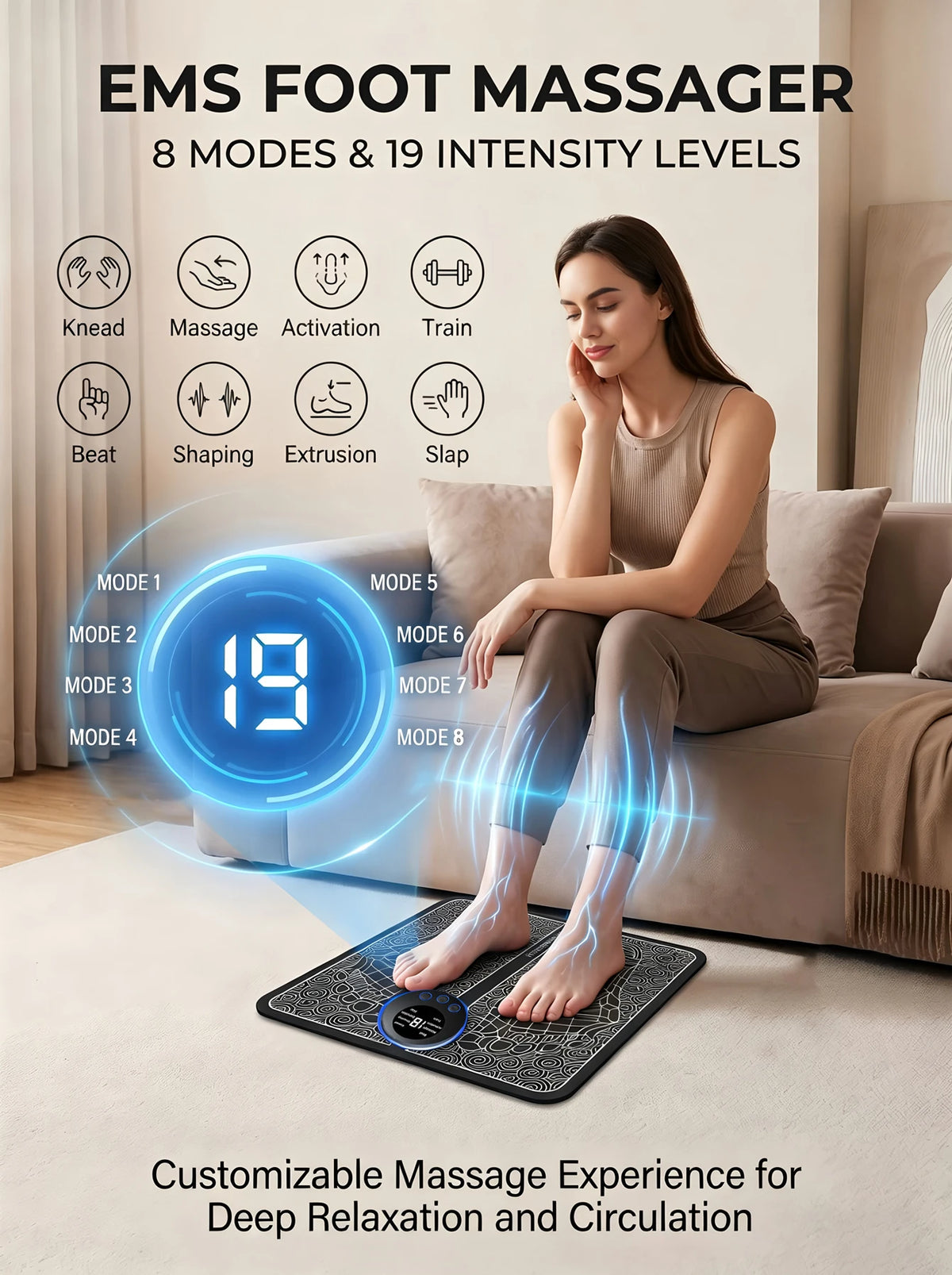 Vital™ Fußmassagegerät elektrisch – Ansicht 4