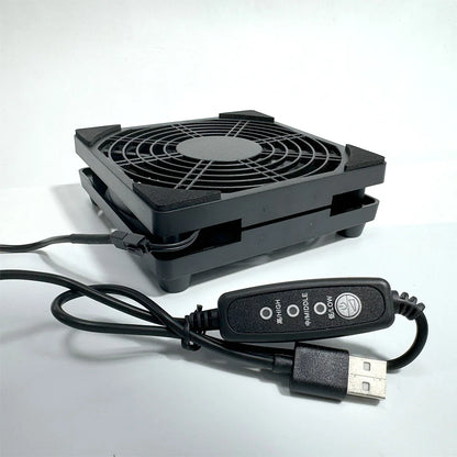USB-Lüfter für Router mit 3 Drehzahlstufen 5 V – Ansicht 5