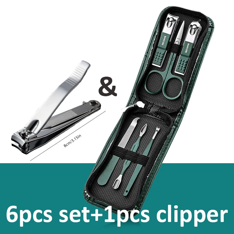 Vital™ Professional 9-Piece Stainless Steel Manicure & Pedicure Grooming Set