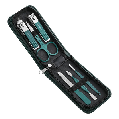 Vital™ 6-Piece Professional Manicure & Nail Care Set | Portable Stainless Steel Grooming Kit