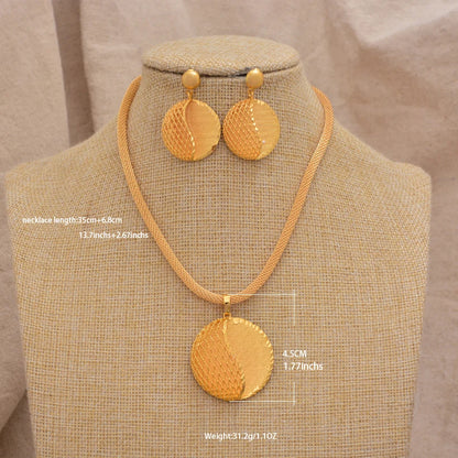 Schmuckset in Goldoptik mit Blütenmotiv – Ansicht 13