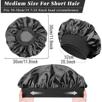 VitaCare™ SilkyGlide Satin-Lined Sleep & Shower Bonnet