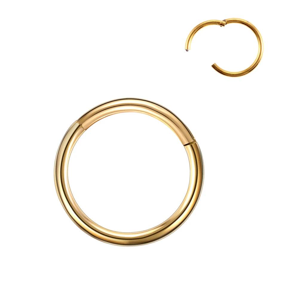 Vital™ Surgical Steel Hinged Segment Nose Hoop & Septum Clicker