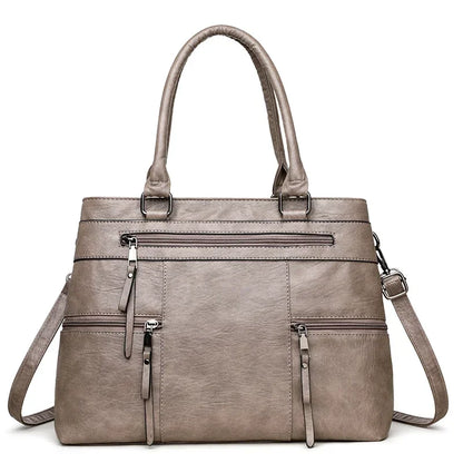 Handtasche aus Leder zum Umhängen – Ansicht 7