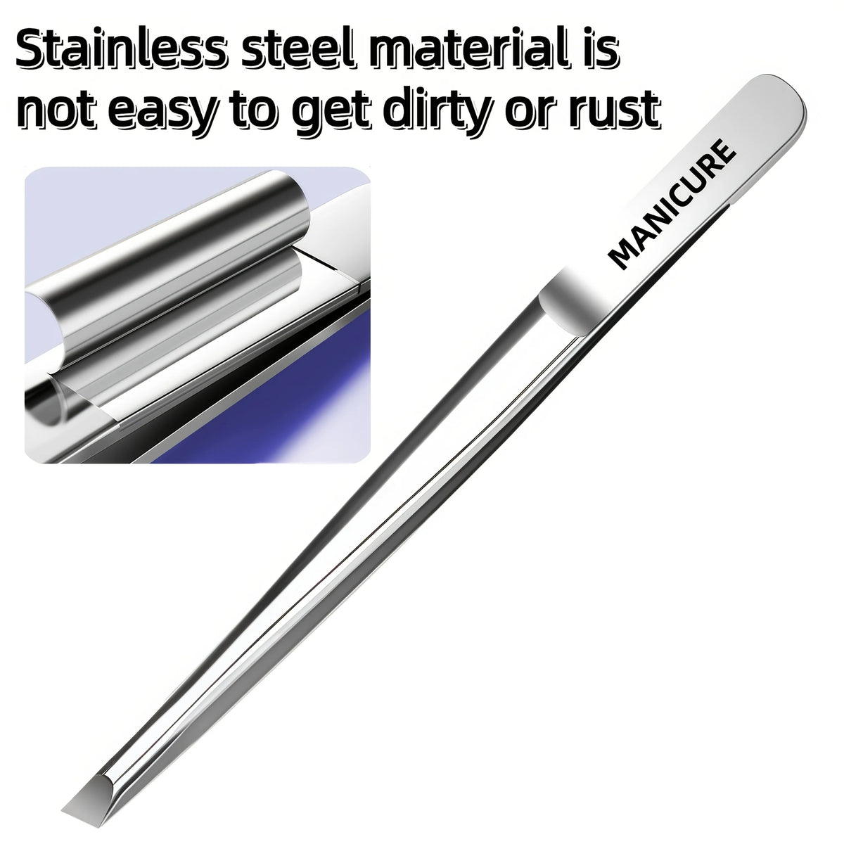 VitaCare™ MicroGrip Precision Stainless Steel Tweezers