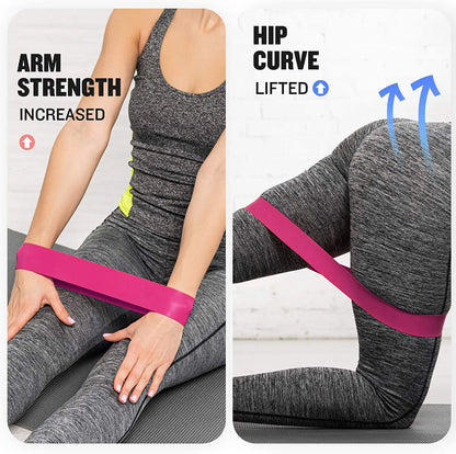 VitaLINGPENG 5-Piece Latex Loop Resistance Bands Set