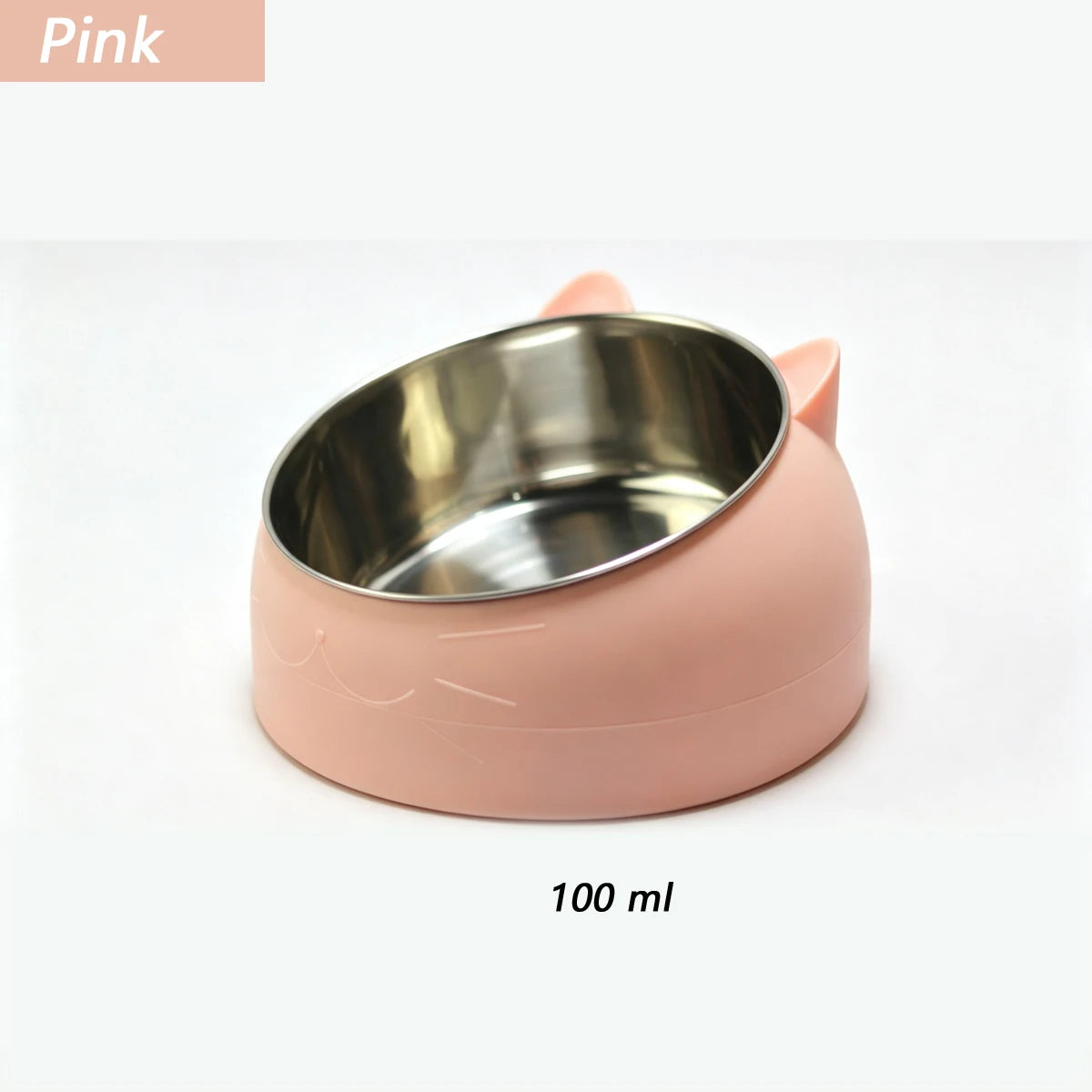 Stainless Steel Neck Guard Cat Bowl Pet Food Elevated Accessories Kitten Cats Articles Products Supplies Feeders Drinker Pets – Ansicht 14