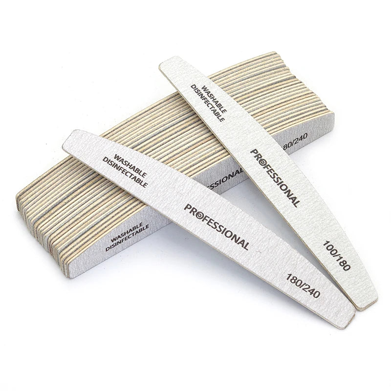 VitaCare™ ProBuffer Double-Sided Wooden Nail Files (10-Pack)