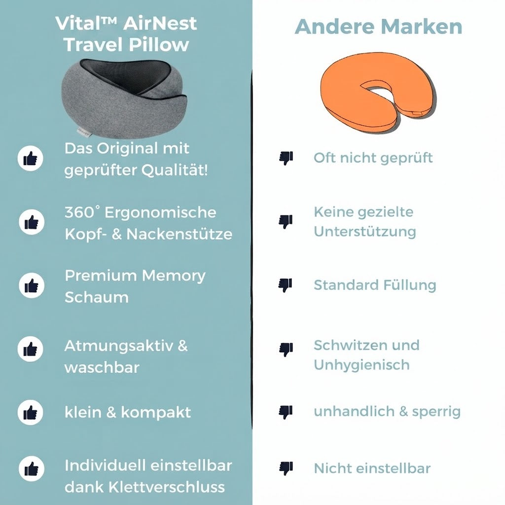 Vital™ AirNest Travel Pillow – Ansicht 2