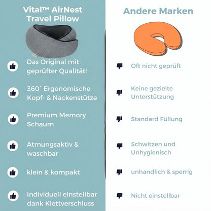 Vital™ AirNest Travel Pillow – Ansicht 2