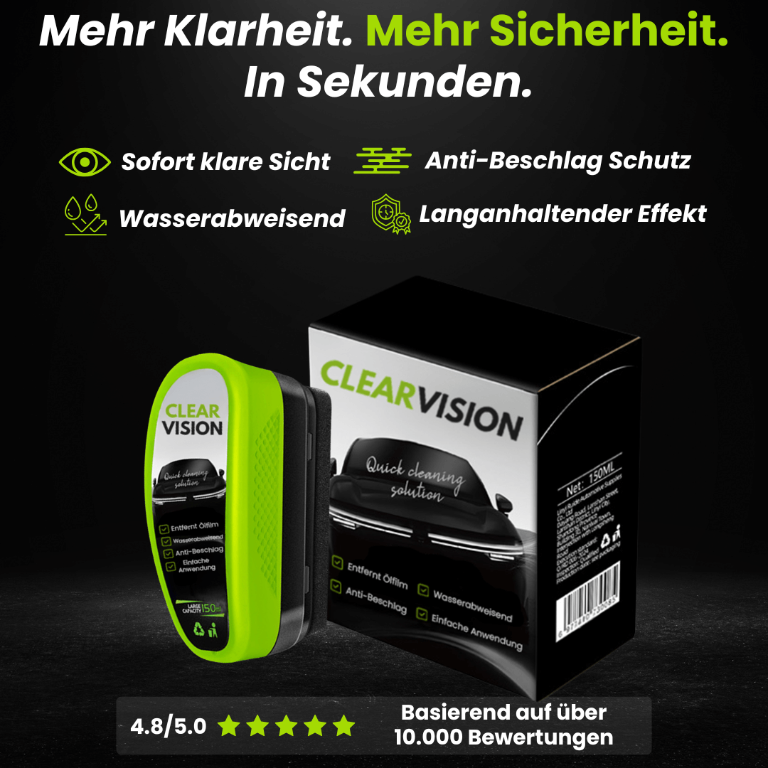 ClearVision™ – Klare Sicht, egal bei welchem Wetter
